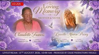 The Thanksgiving Service of the late Claudette Francis and Lascelle Alfanso Pusey