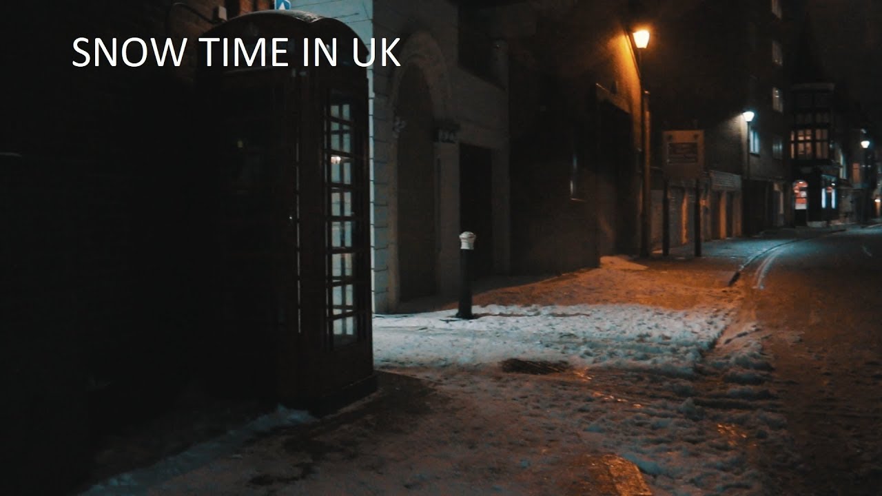 Snowy Evening Portsmouth UK SNOW 2018 ! YouTube