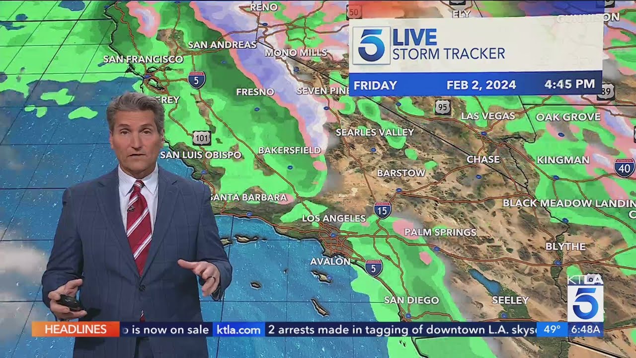 Southern California braces for second major storm - YouTube