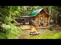 1year building a log cabin complete build