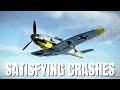 Satisfying airplane crashes collisions  more v340  il2 sturmovik flight simulator crashes