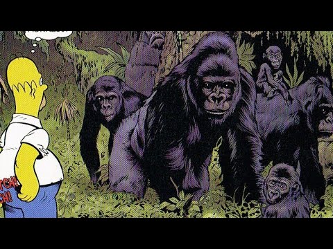 HOMER....E OS GORILAS 🦍