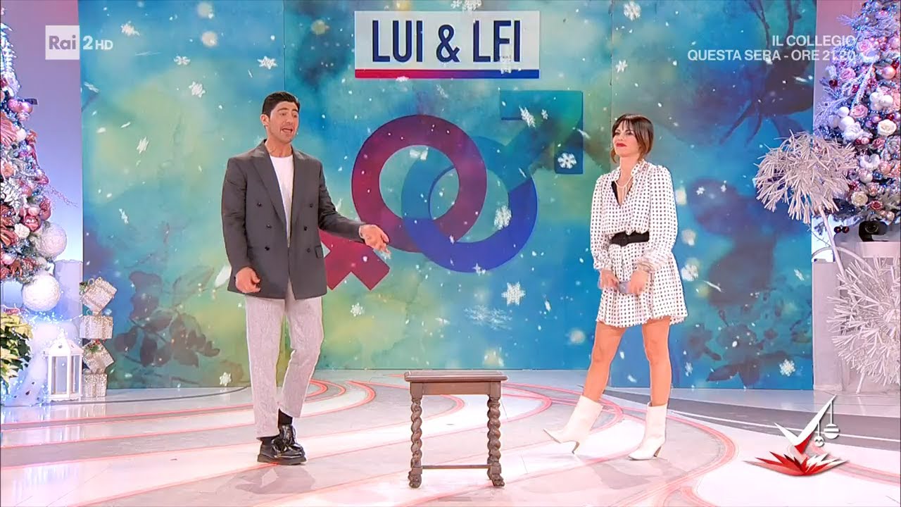 Gianpaolo Gambi e Bianca Guaccero - Lui & Lei - Detto Fatto 13/12/2021