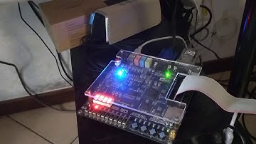 Altera DE1 FPGA with SC-3000 core connected to real cartridge