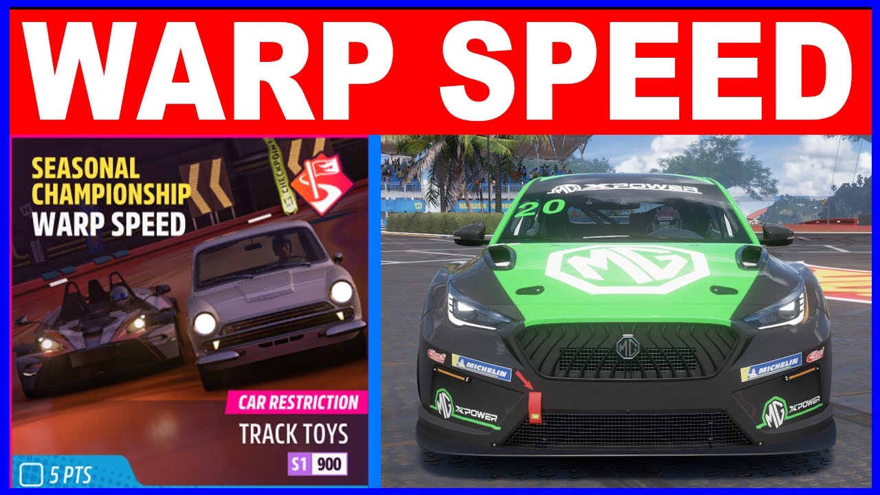 Forza Horizon 5 WARP SPEED Seasonal Championship Winter Season Series