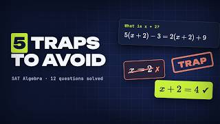 SAT Algebra: Every Way They Test Linear Equations (12 Questions Solved) Guide