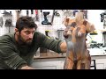 Carving a Torso Out of Wood and Epoxy