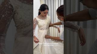 Is net saree better than wedding gown? #shortsvideo #youtubeshorts #shortsviral #shortvideo