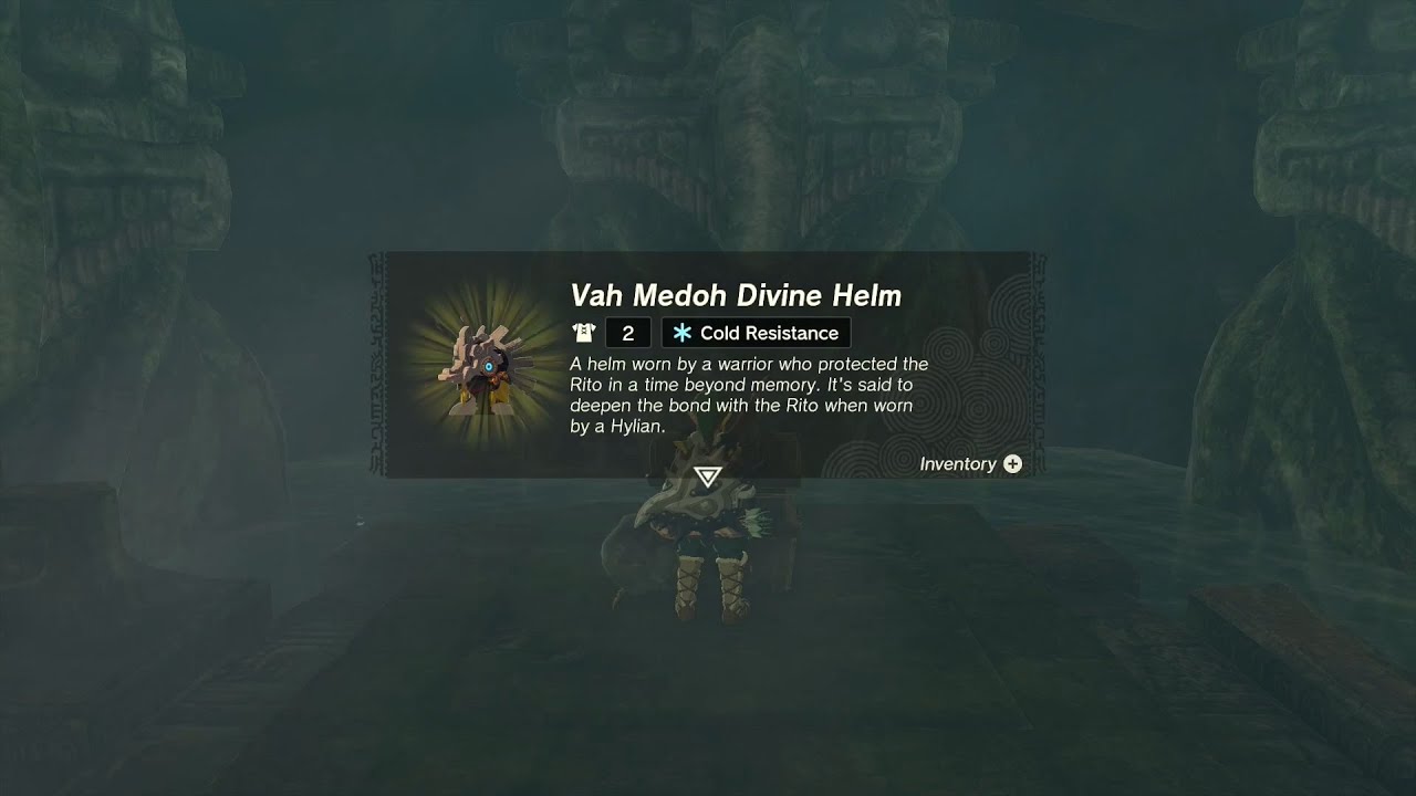 Zelda Tears of the Kingdom Vah Medoh Divine Helm Location YouTube