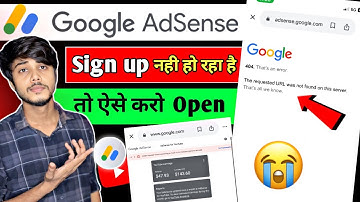 Google Adsense 404. That