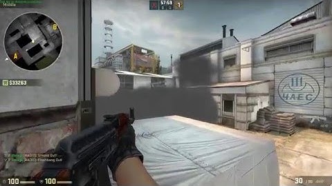 CSGO Cache Full Mid to B Smoke setup