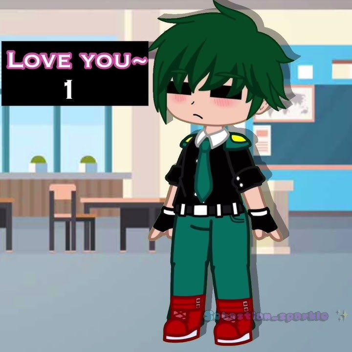 Notice me Senpai~ 💗 II #bakugou #deku #gachaclub #cute #senpai #myheroacedemia