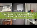 Produktbewertung Linsar Radio in zeitlosem Holz-Design, Analoge Einstellung AM/FM, Eingebauter Mono-