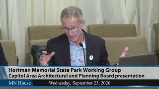 Hortman Memorial State Park Working Group - part 1  9/23/26