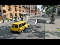 There is a staircase on the road-BeamNG.drive