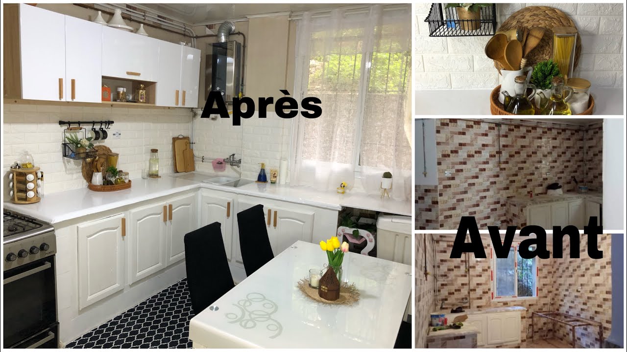 و اخيرا جولة في مطبخي بعد الغيير نتيجة مبهرة😍الحمد لله تعبي ما راحش باطل ❤️❤️👌🏻