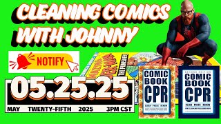 HOP Demonstration Live Comic Book Cleaning – Silver Age, CGC Prep, and Pressing Tips!