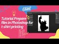 How to prepare a file for White Toner printing with Ghost in Photoshop