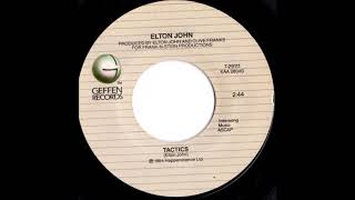 Elton John Tactics 7" single