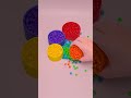 Zen Art 🧘🎨 Satisfying Colorful Cups Beads Falling | Your Brain will Like this 💗 #marblerunbb #zen
