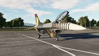DCS F-16 | Engine Start | Raw Jet Sound