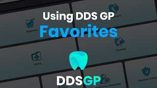 Using the Favorites Section in DDS GP