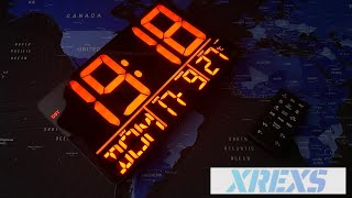 XREXS 13” - The Best digital wall clock with remote control