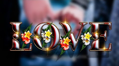 Photoshop Touch Tutorial | How To Create Couple Glass Font