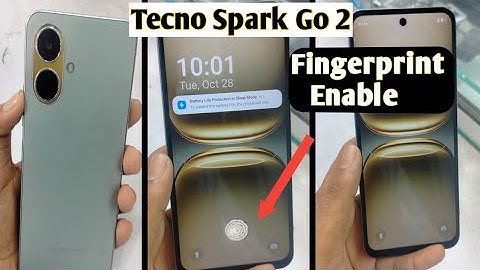 How to add In-display Fingerprint in Tecno Spark go 2 | 2025