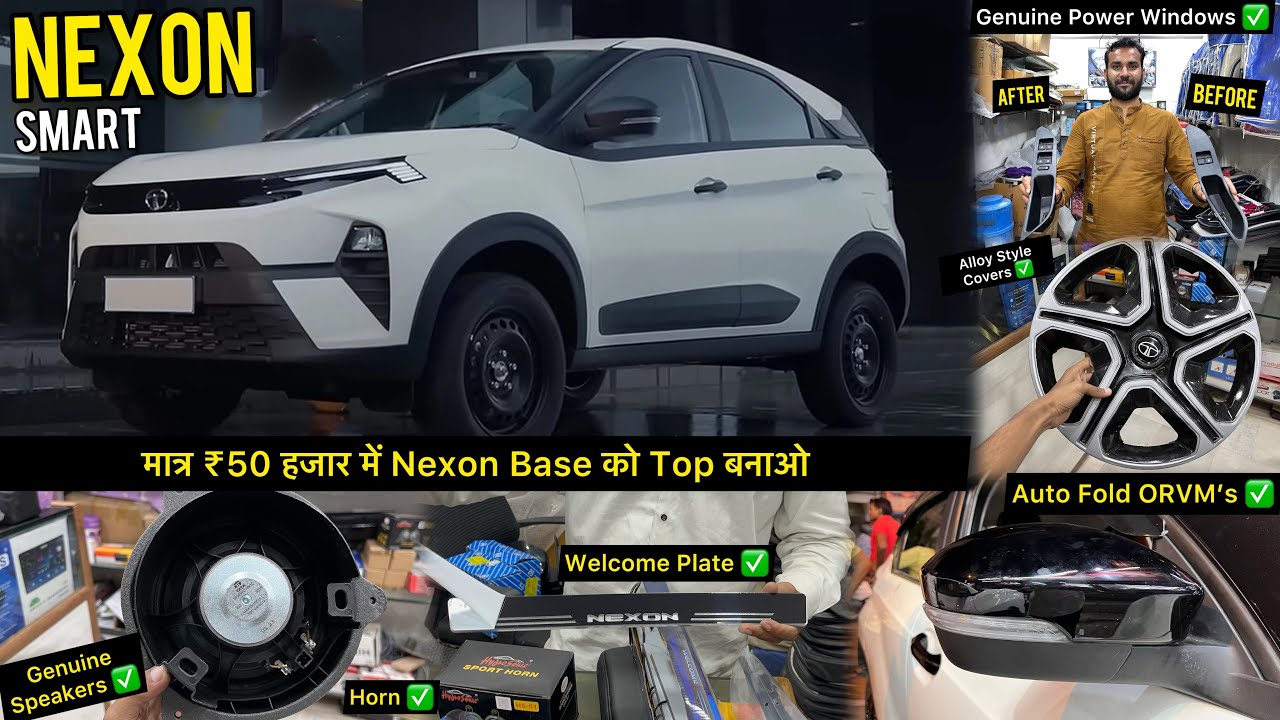 2023 Tata Nexon Facelift All Genuine & Aftermarket Accessories is Here