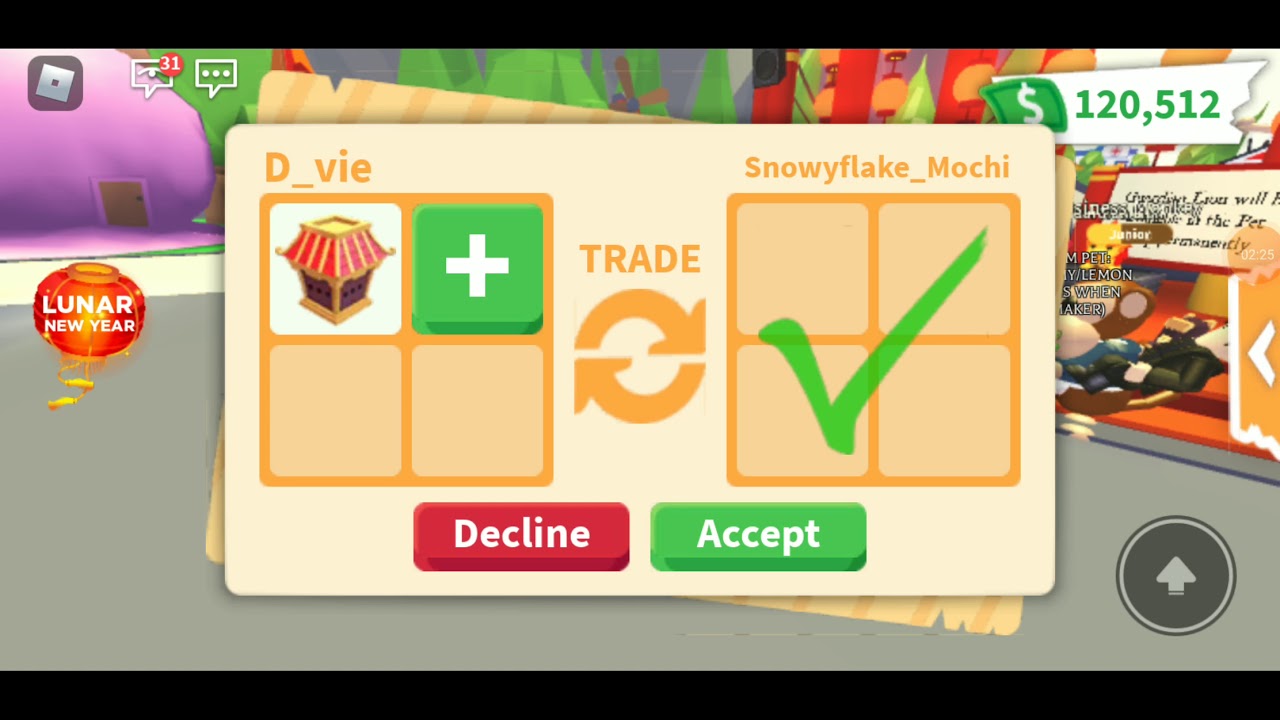TRADING OX BOX ONLY IN ADOPT ME - YouTube