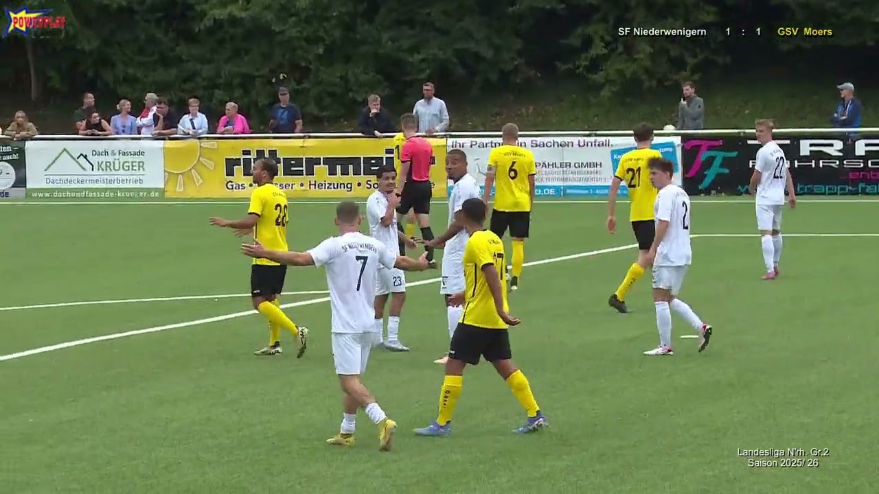 2025 08 17 FV N'rh Landesliga Gr 2  2025 26 SP1 SF Niederwenigern vs  GSV Moers