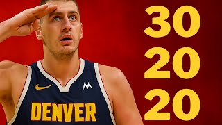 Nikola Jokic s IMPOSSIBLE 30-20-20 Game