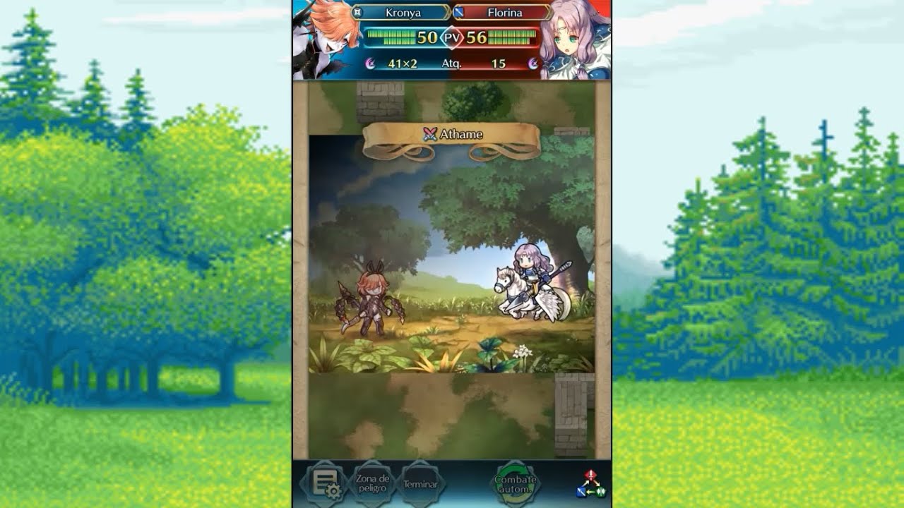 Kronya destroy two friends in 1 turn - Lyn & Florina Bound Hero Battle Infernal [Fire Emblem Heroes]