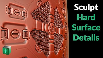 Blender Secrets - Placing Hard Surface Details in Sculpt Mode
