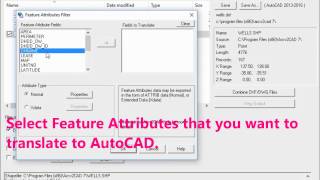 Shapefile Attributes to DWG / DXF annotations conversion - Arcv2CAD [1080p HD]
