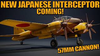 NEW JAPANESE INTERCEPTOR COMING! With a MASSIVE 57MM GUN! - War Thunder