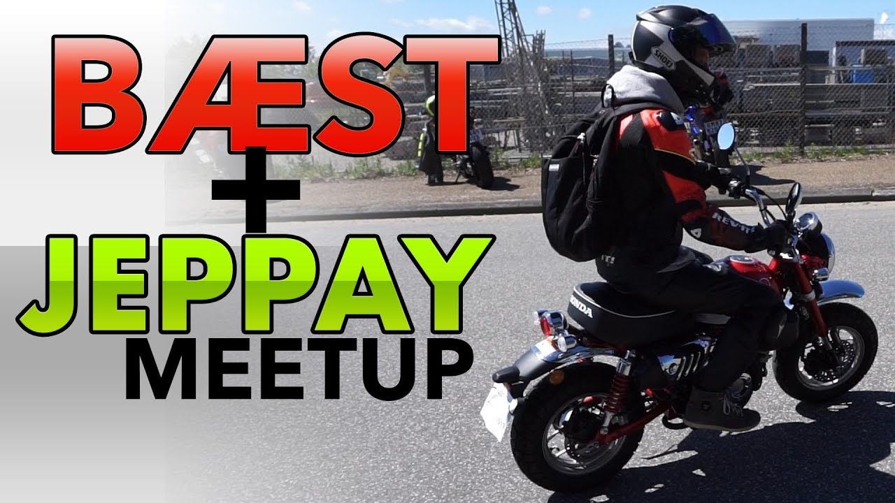 Larsen Motorcykler JEPPAY Meetup + Honda CB650R + Monkey