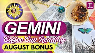 Gemini ♊️ "A Golden Throphy will Change EVERYTHING!" AUGUST BONUS | Coffee Cup & Tarot Reading