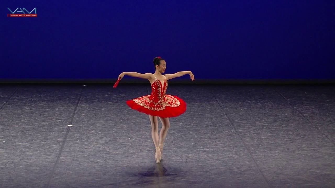 Variation from Don Quixote, Victoria Zhou, 13 year old, YAGP 2018 Paris
