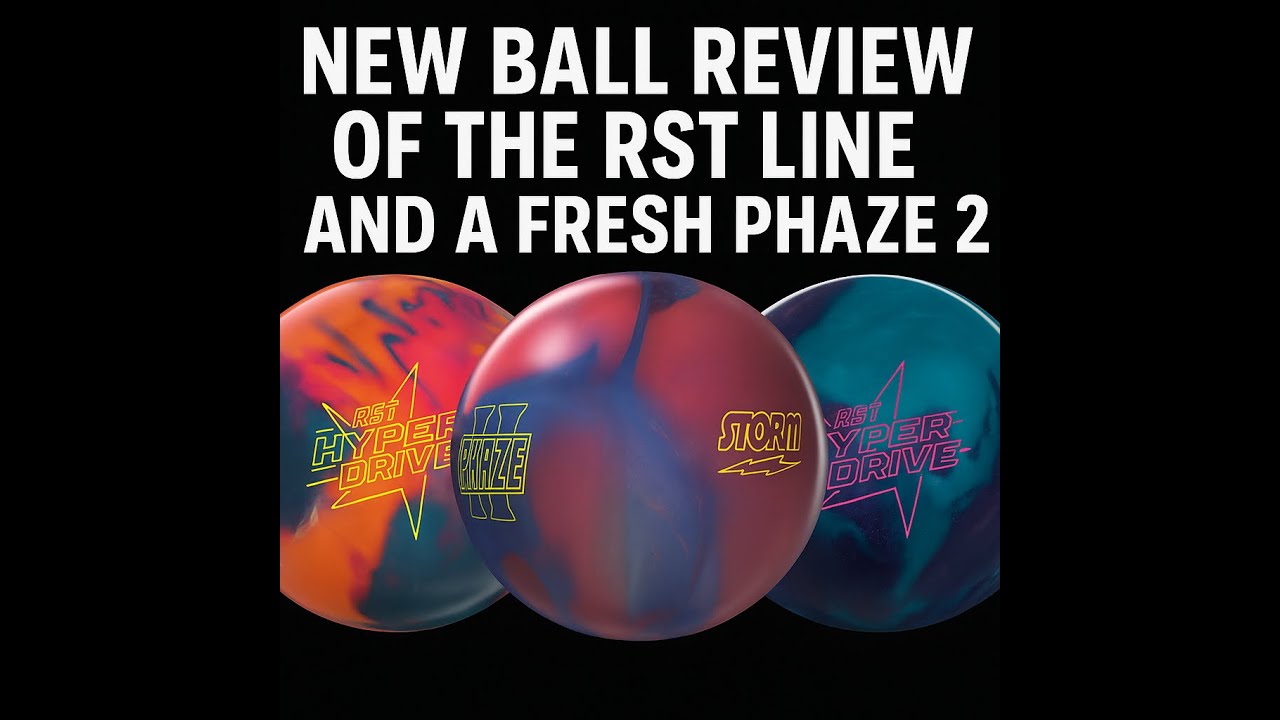 New Ball Review of The Roto Grip RST HyperDrive Solid and Pearl + New Storm Phaze 2