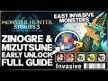 Monster Hunter Stories 3 Unlock Zinogre Mizutsune Deviants Fast Invasive Shogun Odogaron Guide Monster Hunter Stories 3 Unlock Zinogre Mizutsune Deviants Fast Invasive Shogun Odogaron Guide