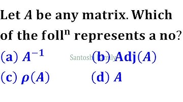 linear algebra engineering iit jam mathematics gate eigen values & eigen vectors csir net gate bhu