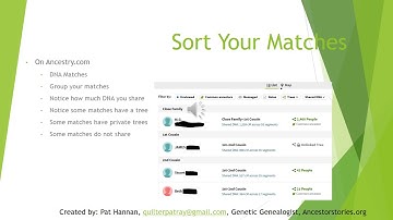 Build A Mirror Tree from DNA Matches