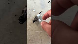 This Tiny Spark Plug Piece Can Shatter Car Glass 😳 #facts #shorts