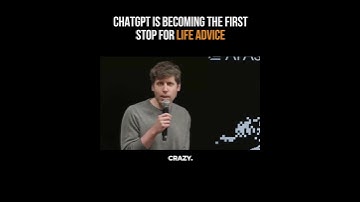 Sam Altman just dropped a bombshell about how Gen Z is using AI... #chatgpt #artificialintelligence