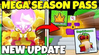 THE MEGA SEASON UPDATE IS HERE IN BUBBLE GUM SIMULATOR INFINITY! | BGSI