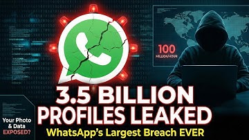 3.5 Billion WhatsApp Users Exposed: The Largest Data Leak in History @vanguarduplink