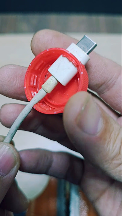 EASY REPAIR OF USB TYPE-C CHARGING CABLE? #shorts #diytools #usefultips