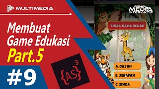 #9 Membuat Game Edukasi dengan Adobe Animate (Part.5) screenshot 3